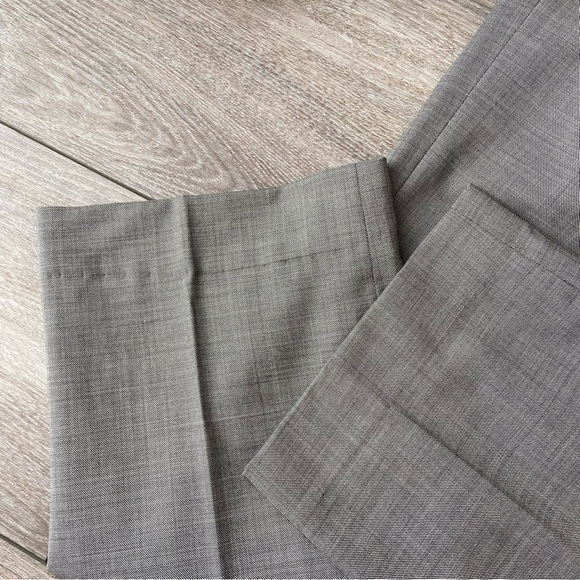 Talbots Stretch Wool Wide Leg Cropped Pants - Picture 5 of 13